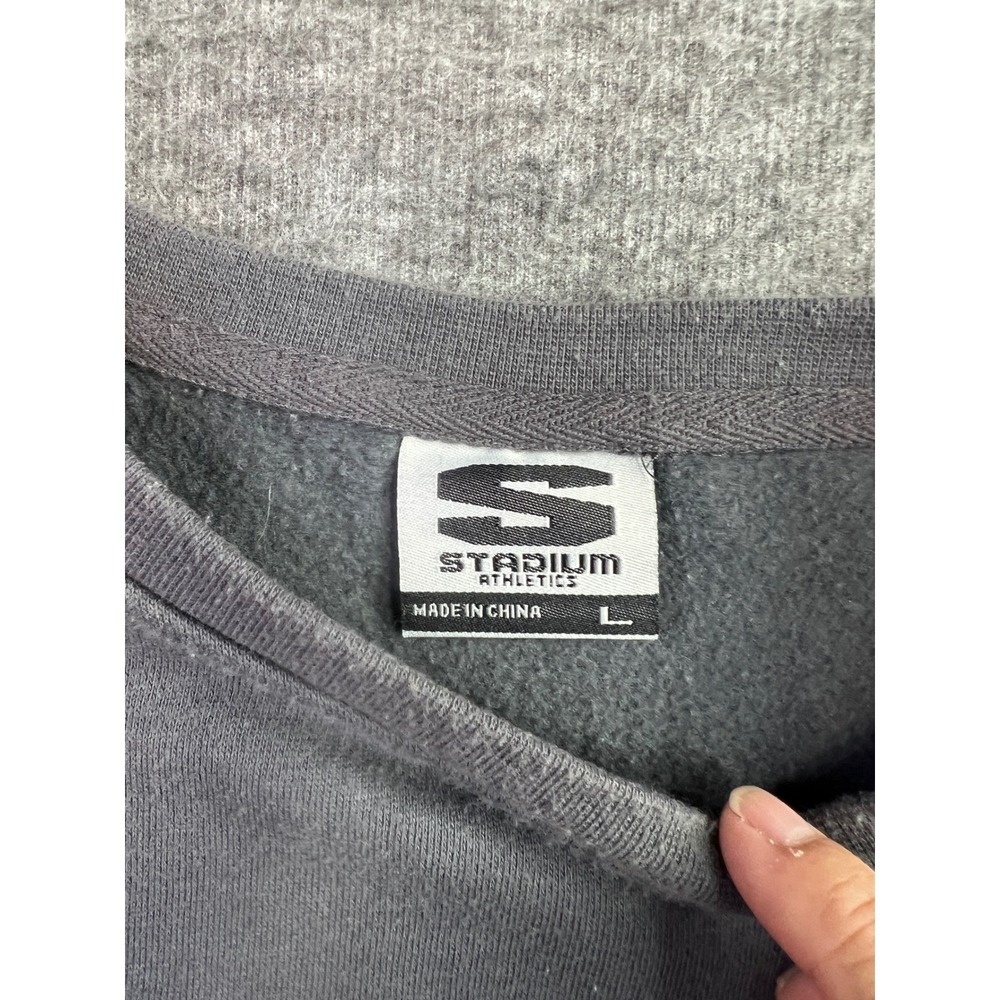 Stadium Athletics Syracuse University Sweatshirt Mens Large Gray Orange Crewneck - Picture 5 of 9